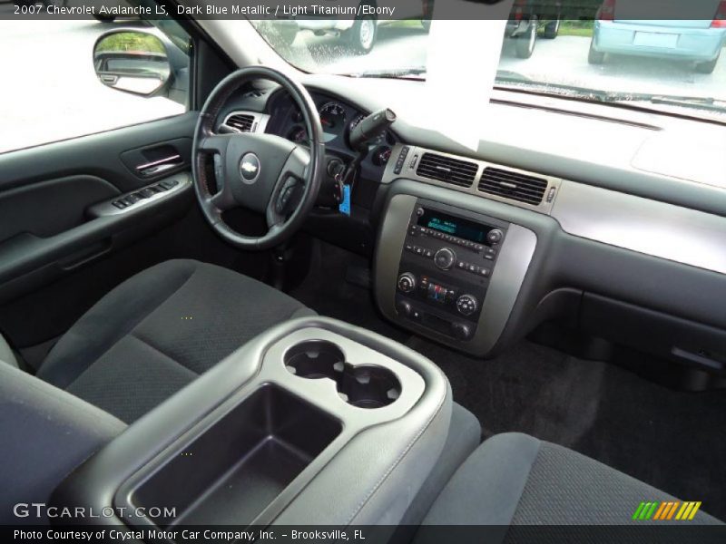 Dark Blue Metallic / Light Titanium/Ebony 2007 Chevrolet Avalanche LS