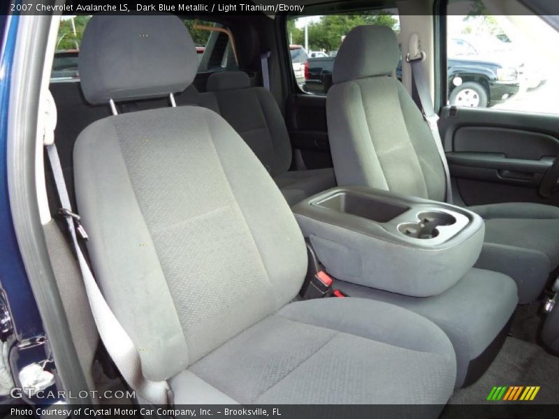 Dark Blue Metallic / Light Titanium/Ebony 2007 Chevrolet Avalanche LS