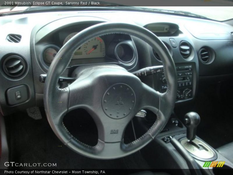 Saronno Red / Black 2001 Mitsubishi Eclipse GT Coupe