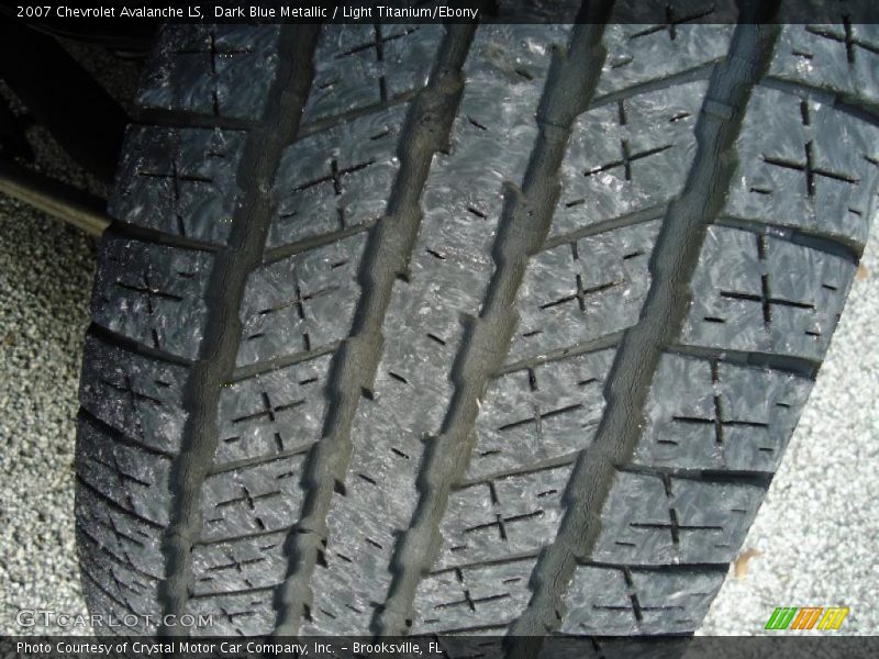 Dark Blue Metallic / Light Titanium/Ebony 2007 Chevrolet Avalanche LS