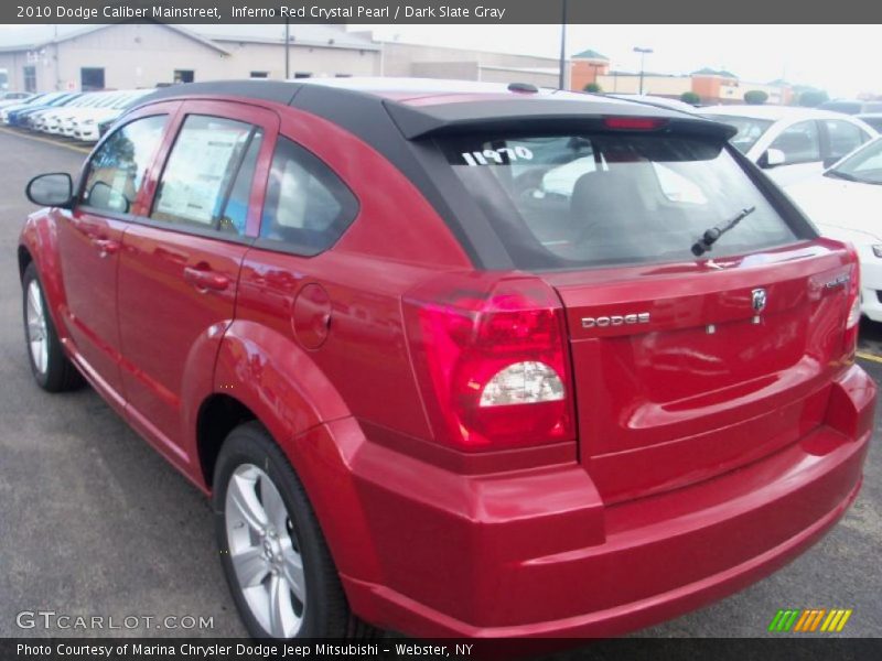 Inferno Red Crystal Pearl / Dark Slate Gray 2010 Dodge Caliber Mainstreet