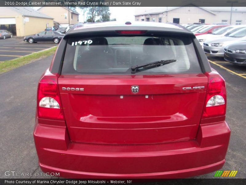 Inferno Red Crystal Pearl / Dark Slate Gray 2010 Dodge Caliber Mainstreet