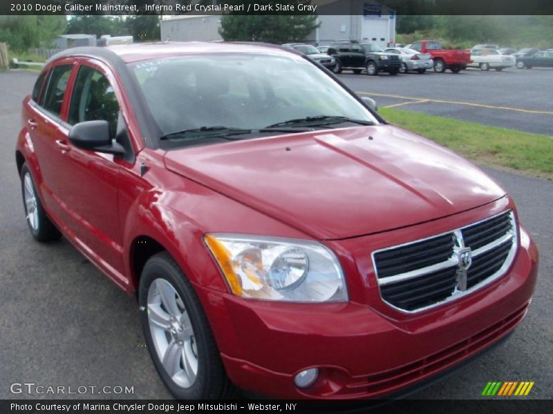Inferno Red Crystal Pearl / Dark Slate Gray 2010 Dodge Caliber Mainstreet