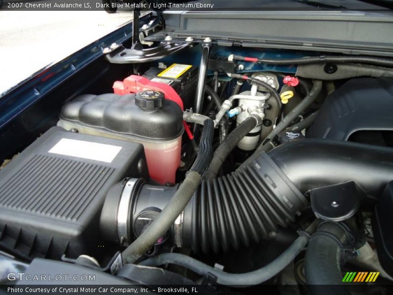 Dark Blue Metallic / Light Titanium/Ebony 2007 Chevrolet Avalanche LS