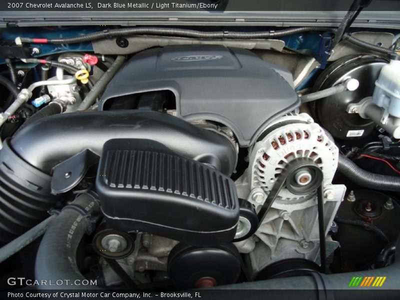 Dark Blue Metallic / Light Titanium/Ebony 2007 Chevrolet Avalanche LS