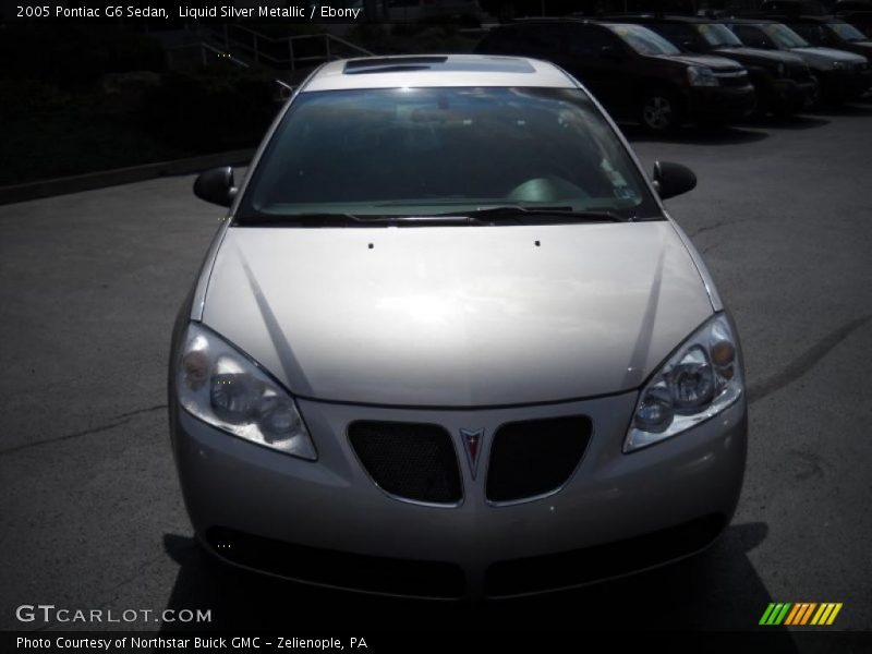 Liquid Silver Metallic / Ebony 2005 Pontiac G6 Sedan