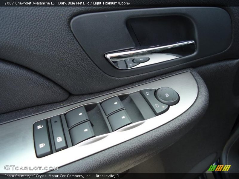 Dark Blue Metallic / Light Titanium/Ebony 2007 Chevrolet Avalanche LS