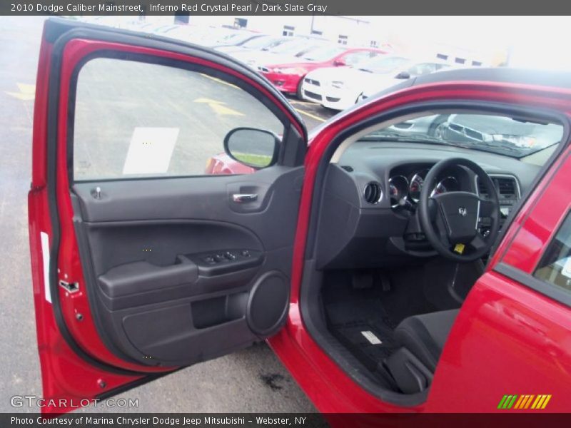 Inferno Red Crystal Pearl / Dark Slate Gray 2010 Dodge Caliber Mainstreet