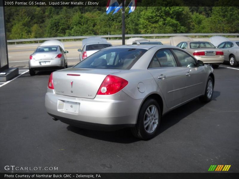 Liquid Silver Metallic / Ebony 2005 Pontiac G6 Sedan