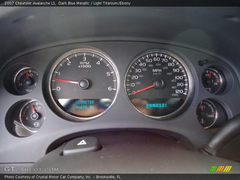 Dark Blue Metallic / Light Titanium/Ebony 2007 Chevrolet Avalanche LS