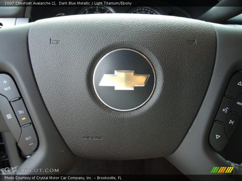 Dark Blue Metallic / Light Titanium/Ebony 2007 Chevrolet Avalanche LS