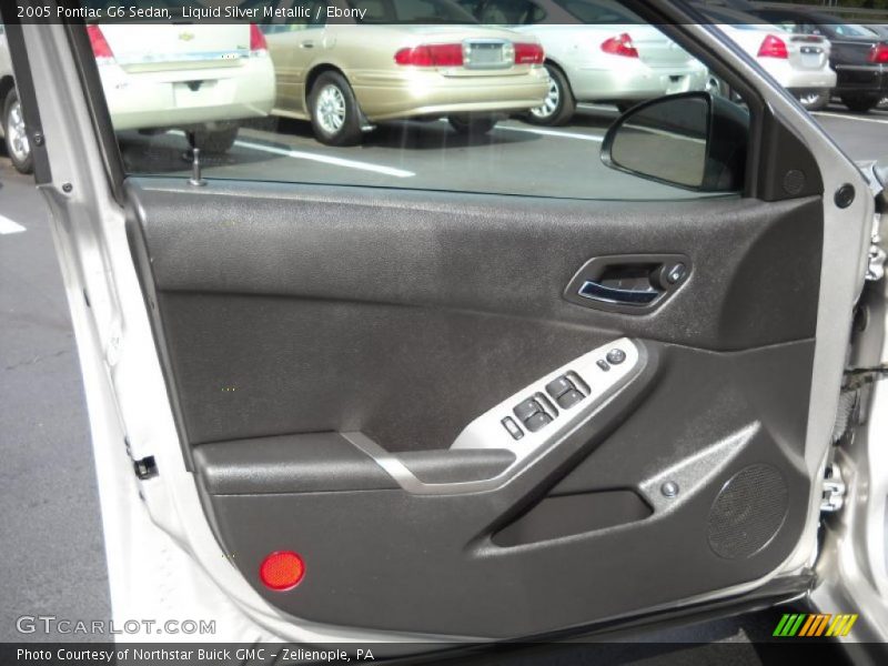 Liquid Silver Metallic / Ebony 2005 Pontiac G6 Sedan