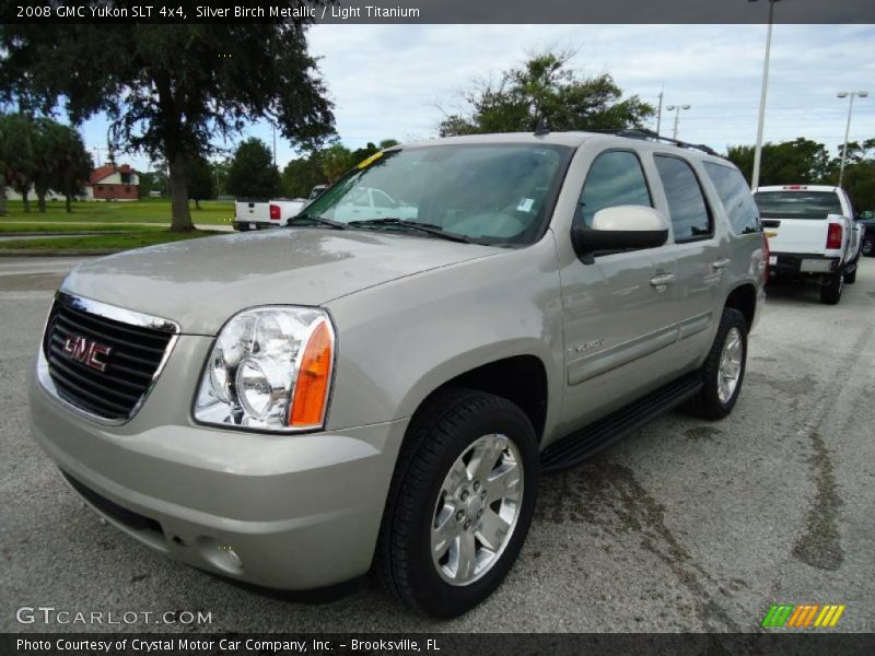 Silver Birch Metallic / Light Titanium 2008 GMC Yukon SLT 4x4