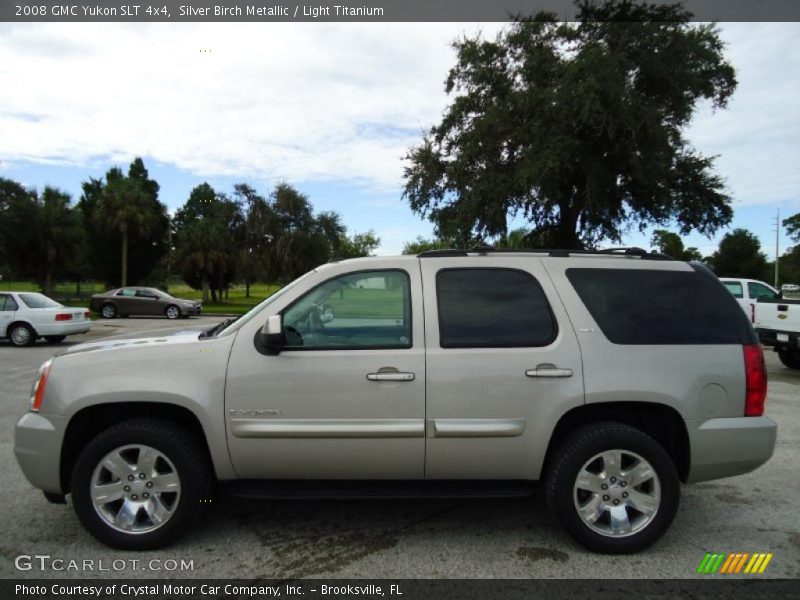 Silver Birch Metallic / Light Titanium 2008 GMC Yukon SLT 4x4