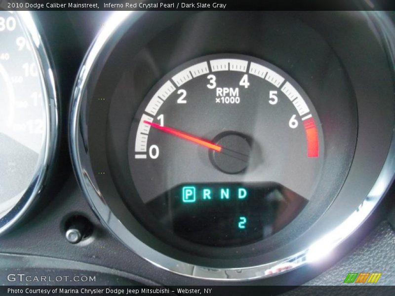 Inferno Red Crystal Pearl / Dark Slate Gray 2010 Dodge Caliber Mainstreet