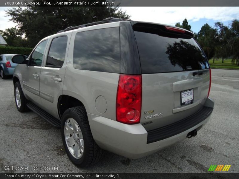 Silver Birch Metallic / Light Titanium 2008 GMC Yukon SLT 4x4