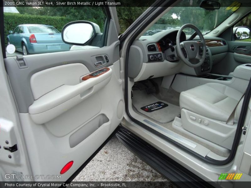 Silver Birch Metallic / Light Titanium 2008 GMC Yukon SLT 4x4
