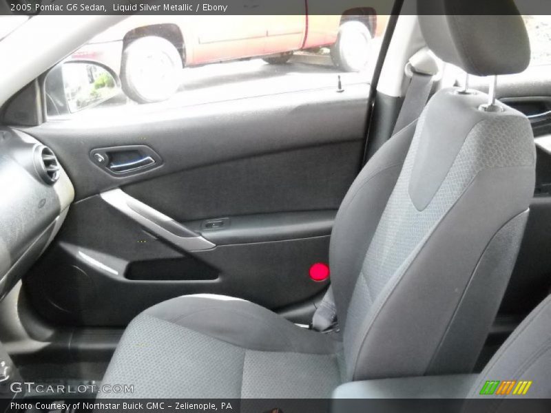 Liquid Silver Metallic / Ebony 2005 Pontiac G6 Sedan