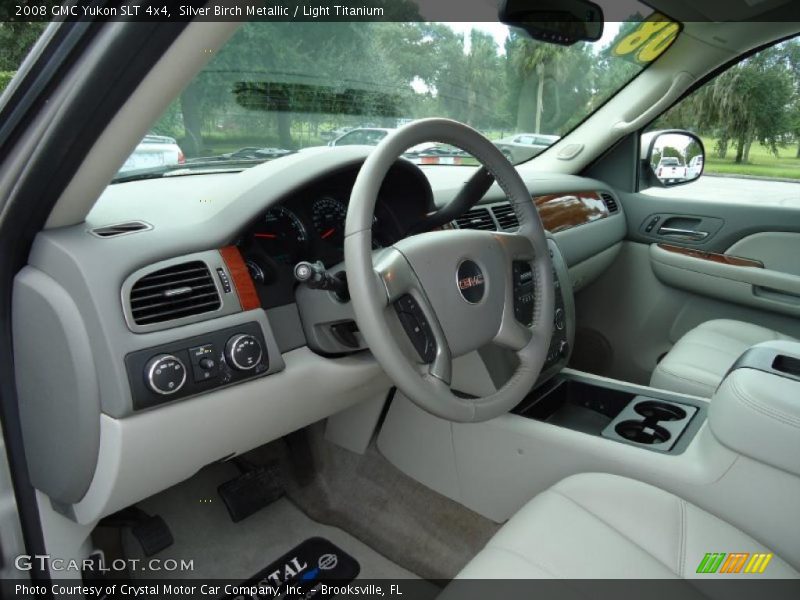 Silver Birch Metallic / Light Titanium 2008 GMC Yukon SLT 4x4