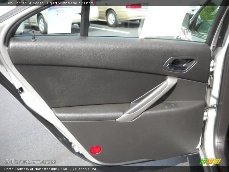 Liquid Silver Metallic / Ebony 2005 Pontiac G6 Sedan