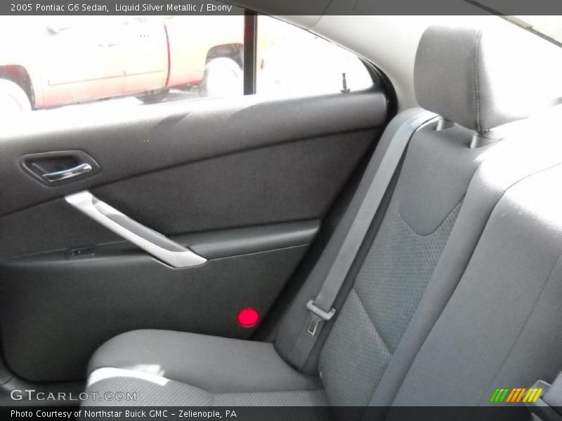Liquid Silver Metallic / Ebony 2005 Pontiac G6 Sedan