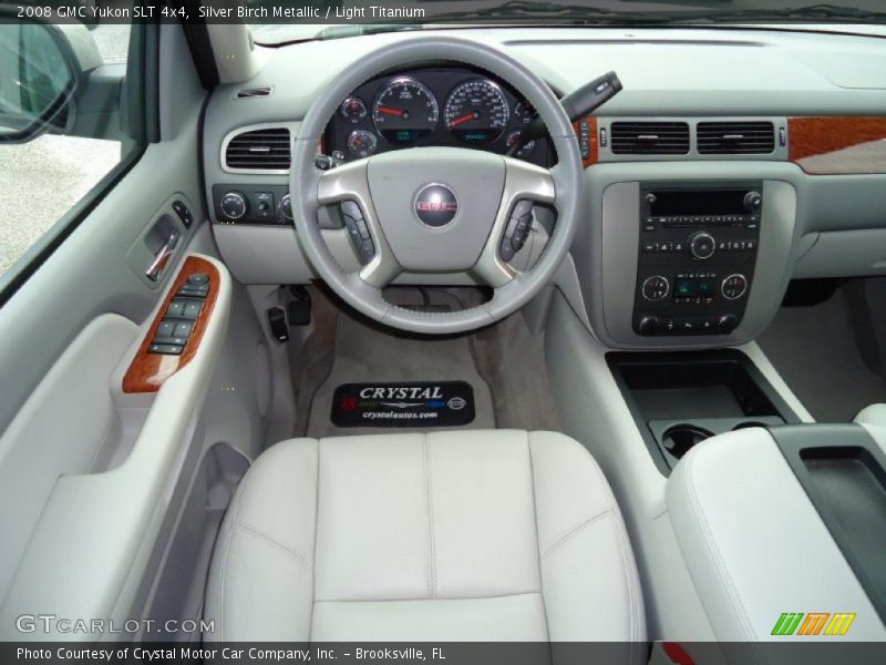 Silver Birch Metallic / Light Titanium 2008 GMC Yukon SLT 4x4