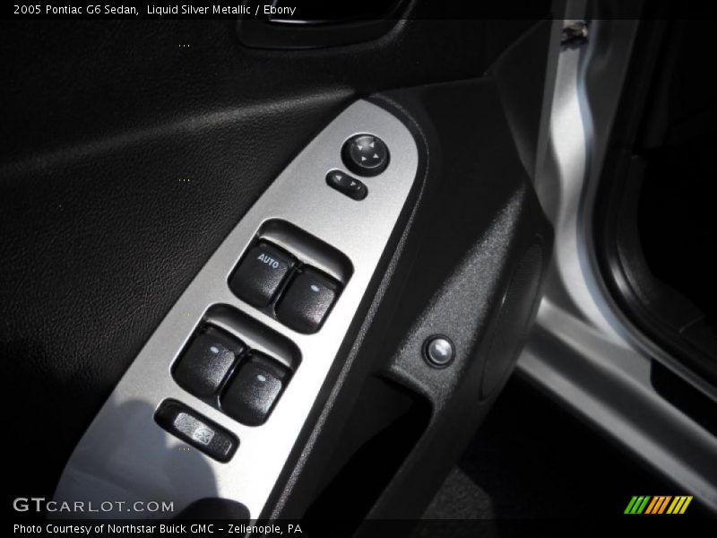Liquid Silver Metallic / Ebony 2005 Pontiac G6 Sedan