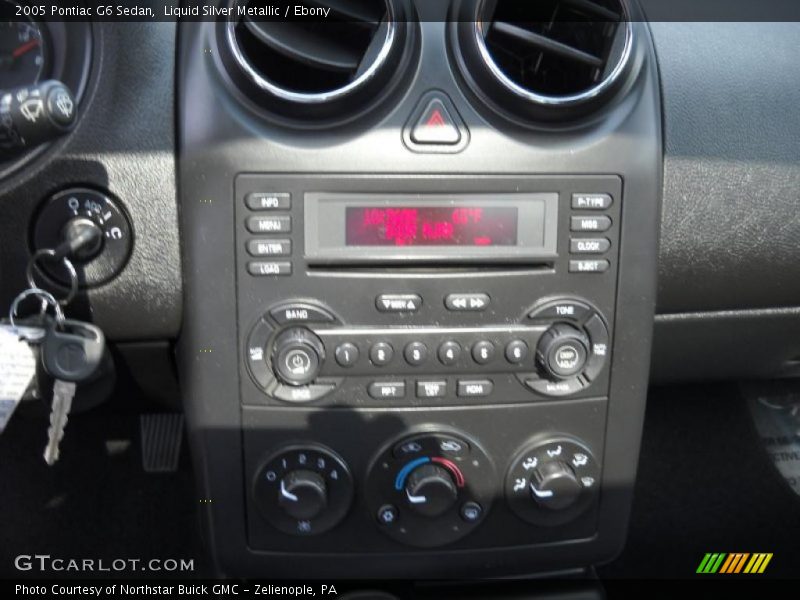 Liquid Silver Metallic / Ebony 2005 Pontiac G6 Sedan
