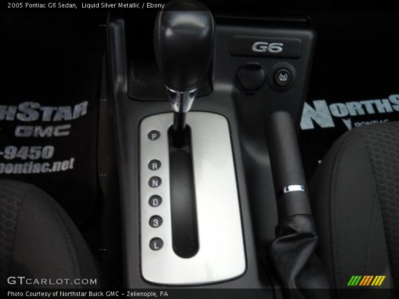 Liquid Silver Metallic / Ebony 2005 Pontiac G6 Sedan