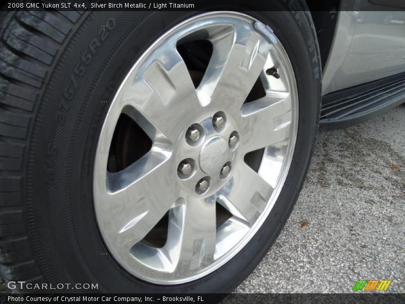 Silver Birch Metallic / Light Titanium 2008 GMC Yukon SLT 4x4