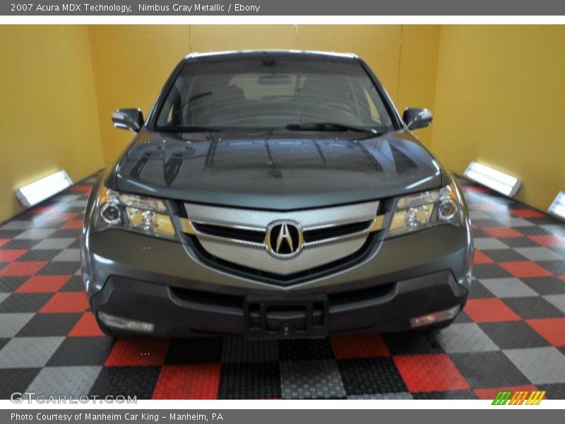 Nimbus Gray Metallic / Ebony 2007 Acura MDX Technology