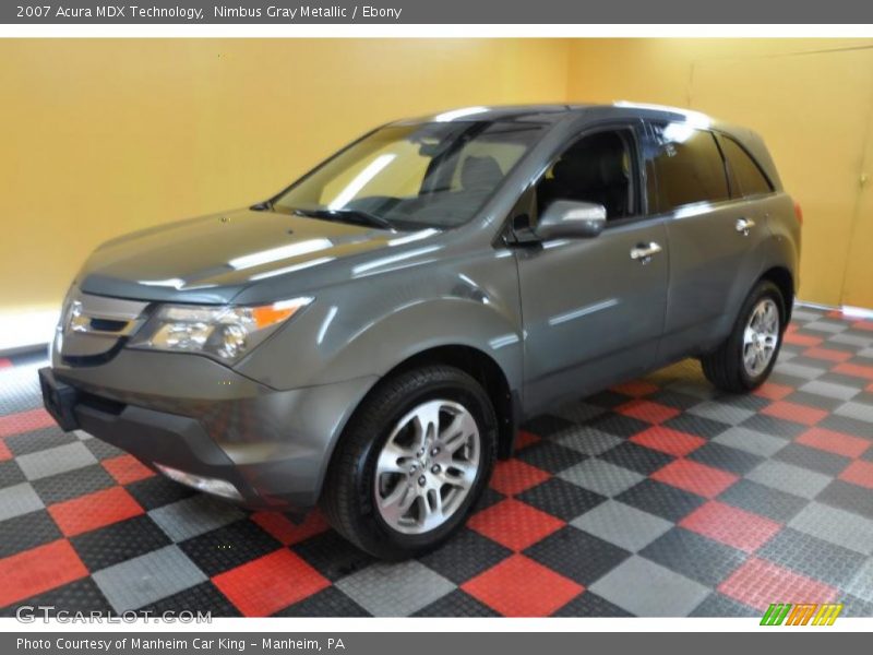 Nimbus Gray Metallic / Ebony 2007 Acura MDX Technology