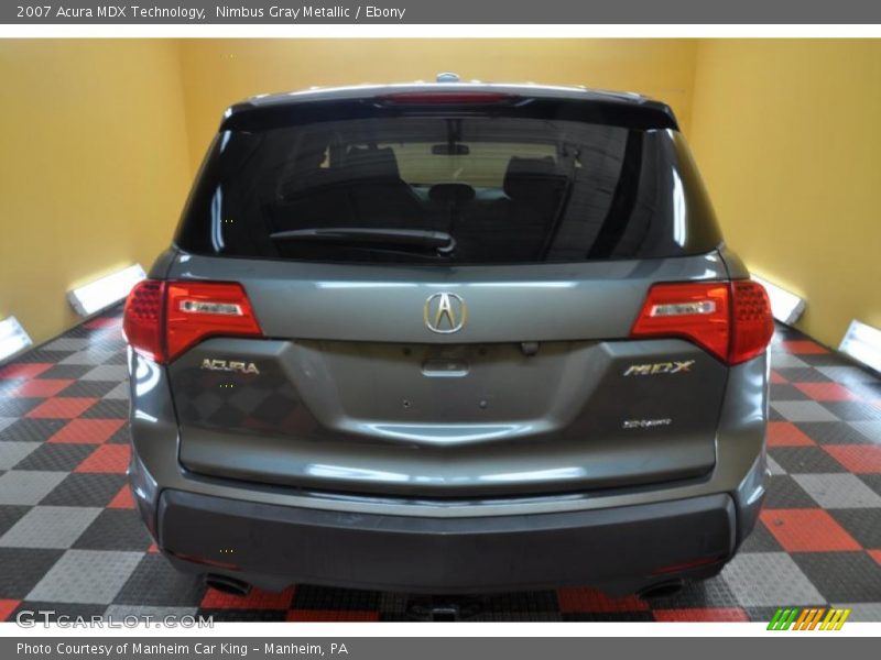 Nimbus Gray Metallic / Ebony 2007 Acura MDX Technology
