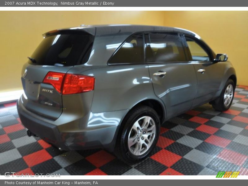 Nimbus Gray Metallic / Ebony 2007 Acura MDX Technology