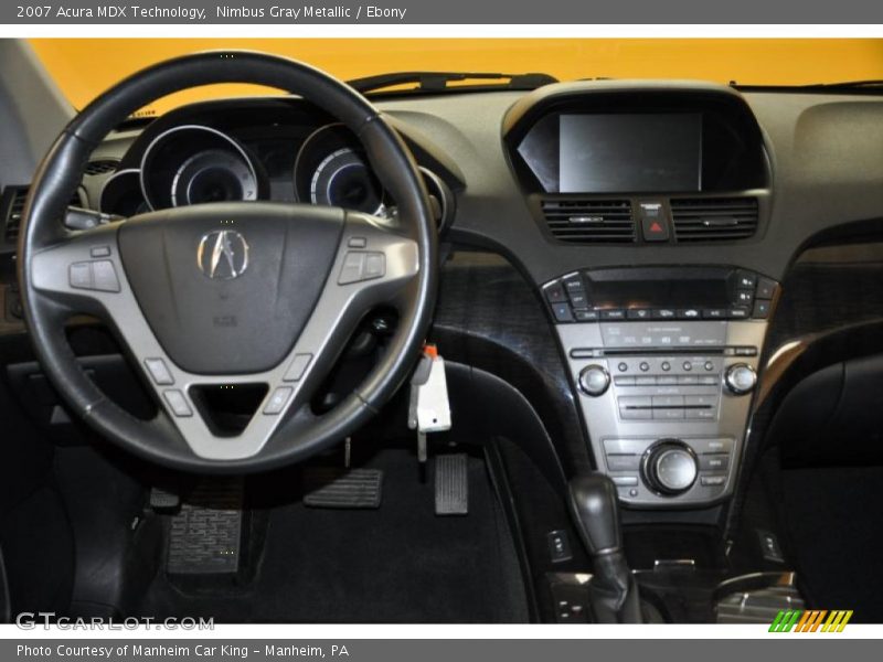 Nimbus Gray Metallic / Ebony 2007 Acura MDX Technology