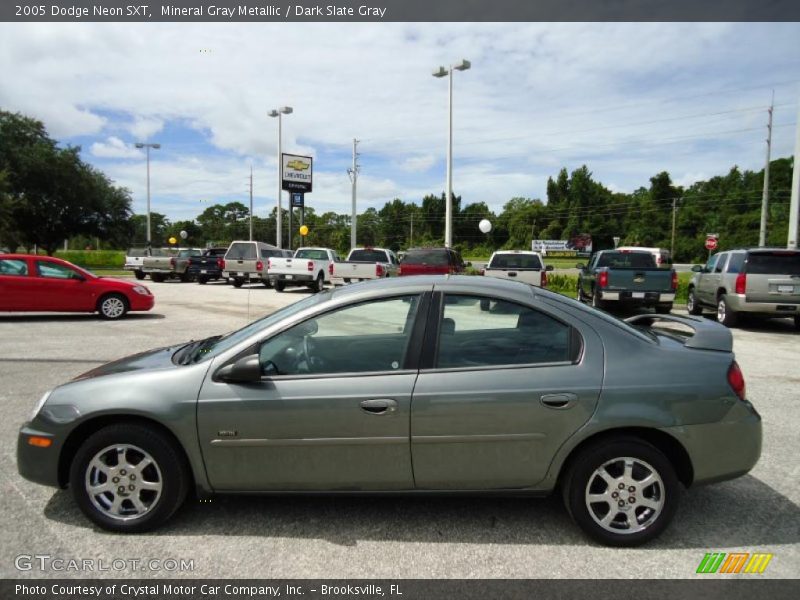 Mineral Gray Metallic / Dark Slate Gray 2005 Dodge Neon SXT