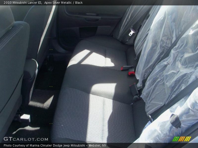Apex Silver Metallic / Black 2010 Mitsubishi Lancer ES