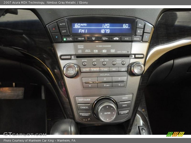 Nimbus Gray Metallic / Ebony 2007 Acura MDX Technology