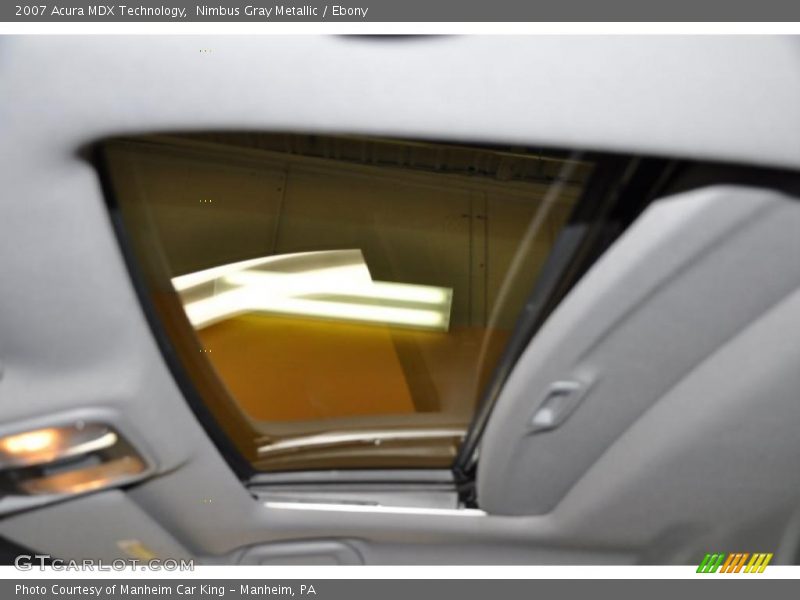 Nimbus Gray Metallic / Ebony 2007 Acura MDX Technology