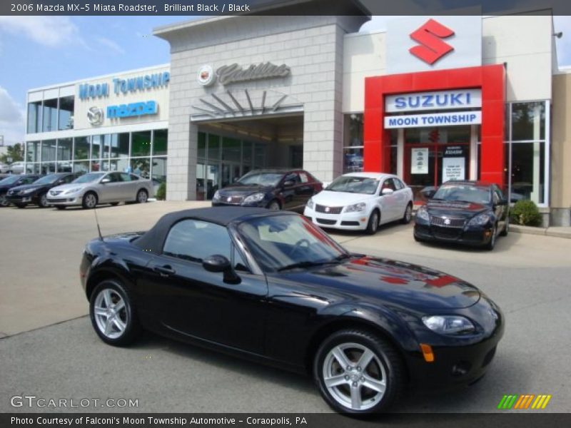 Brilliant Black / Black 2006 Mazda MX-5 Miata Roadster