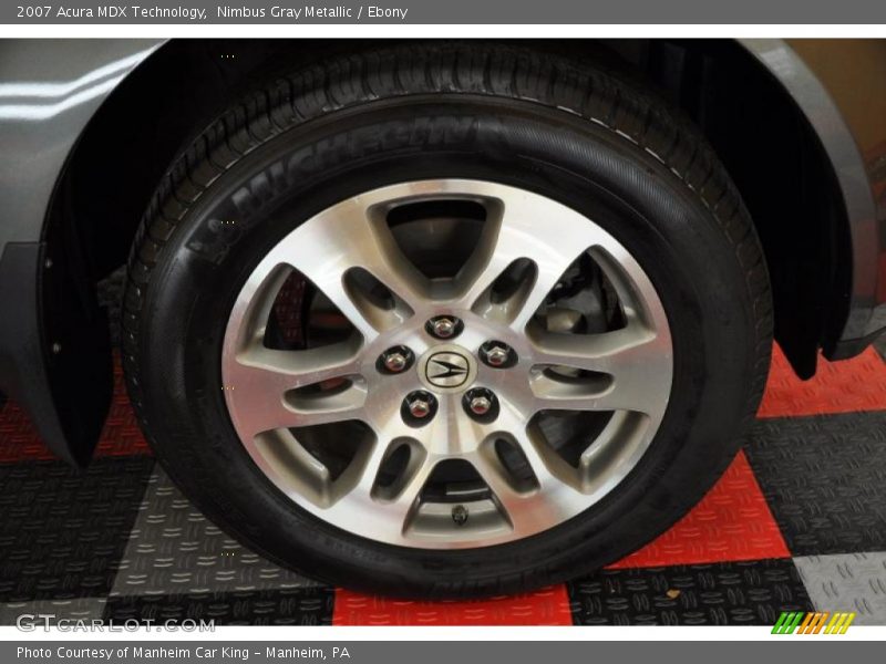 Nimbus Gray Metallic / Ebony 2007 Acura MDX Technology