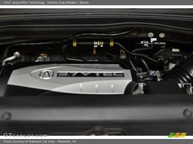 Nimbus Gray Metallic / Ebony 2007 Acura MDX Technology