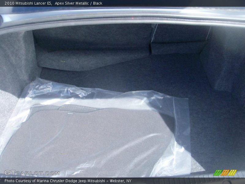 Apex Silver Metallic / Black 2010 Mitsubishi Lancer ES