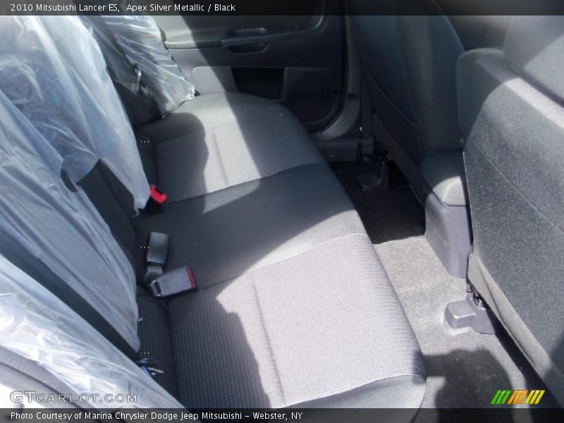 Apex Silver Metallic / Black 2010 Mitsubishi Lancer ES