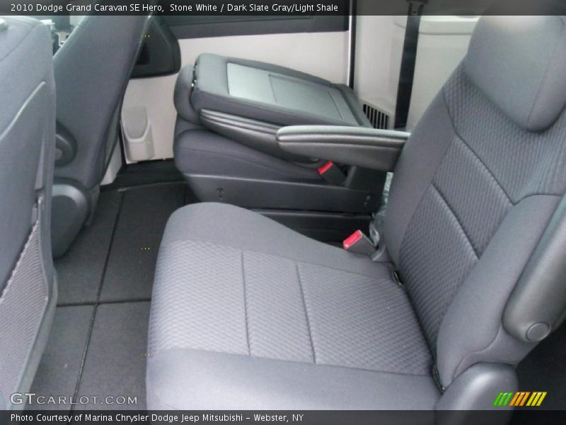 Stone White / Dark Slate Gray/Light Shale 2010 Dodge Grand Caravan SE Hero