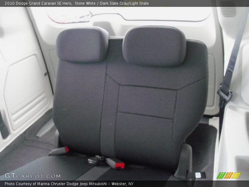 Stone White / Dark Slate Gray/Light Shale 2010 Dodge Grand Caravan SE Hero