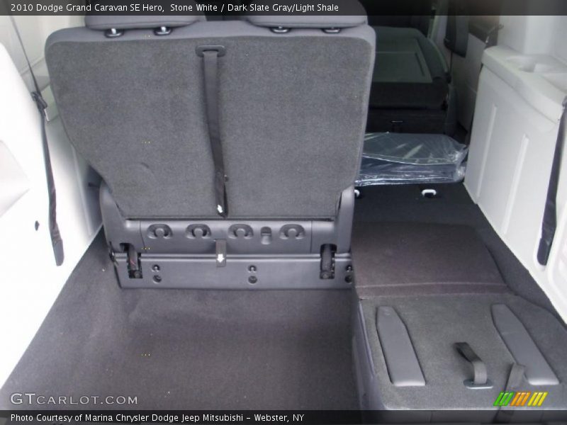 Stone White / Dark Slate Gray/Light Shale 2010 Dodge Grand Caravan SE Hero