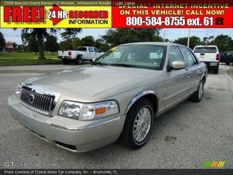 Smokestone Metallic / Light Camel 2006 Mercury Grand Marquis LS Ultimate