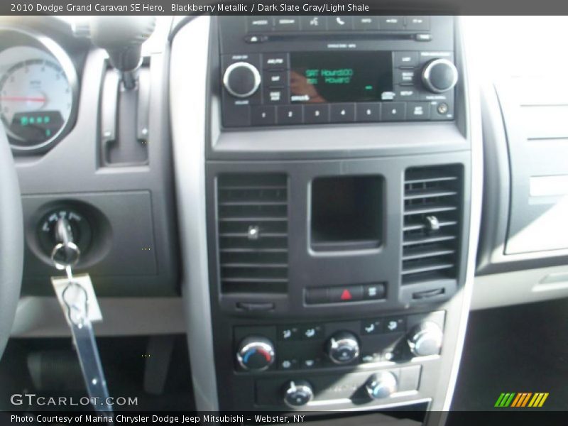 Blackberry Metallic / Dark Slate Gray/Light Shale 2010 Dodge Grand Caravan SE Hero