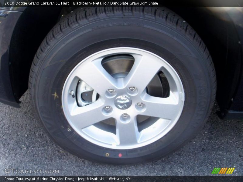 Blackberry Metallic / Dark Slate Gray/Light Shale 2010 Dodge Grand Caravan SE Hero